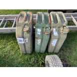 3 jerry cans
