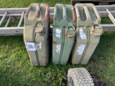 3 jerry cans