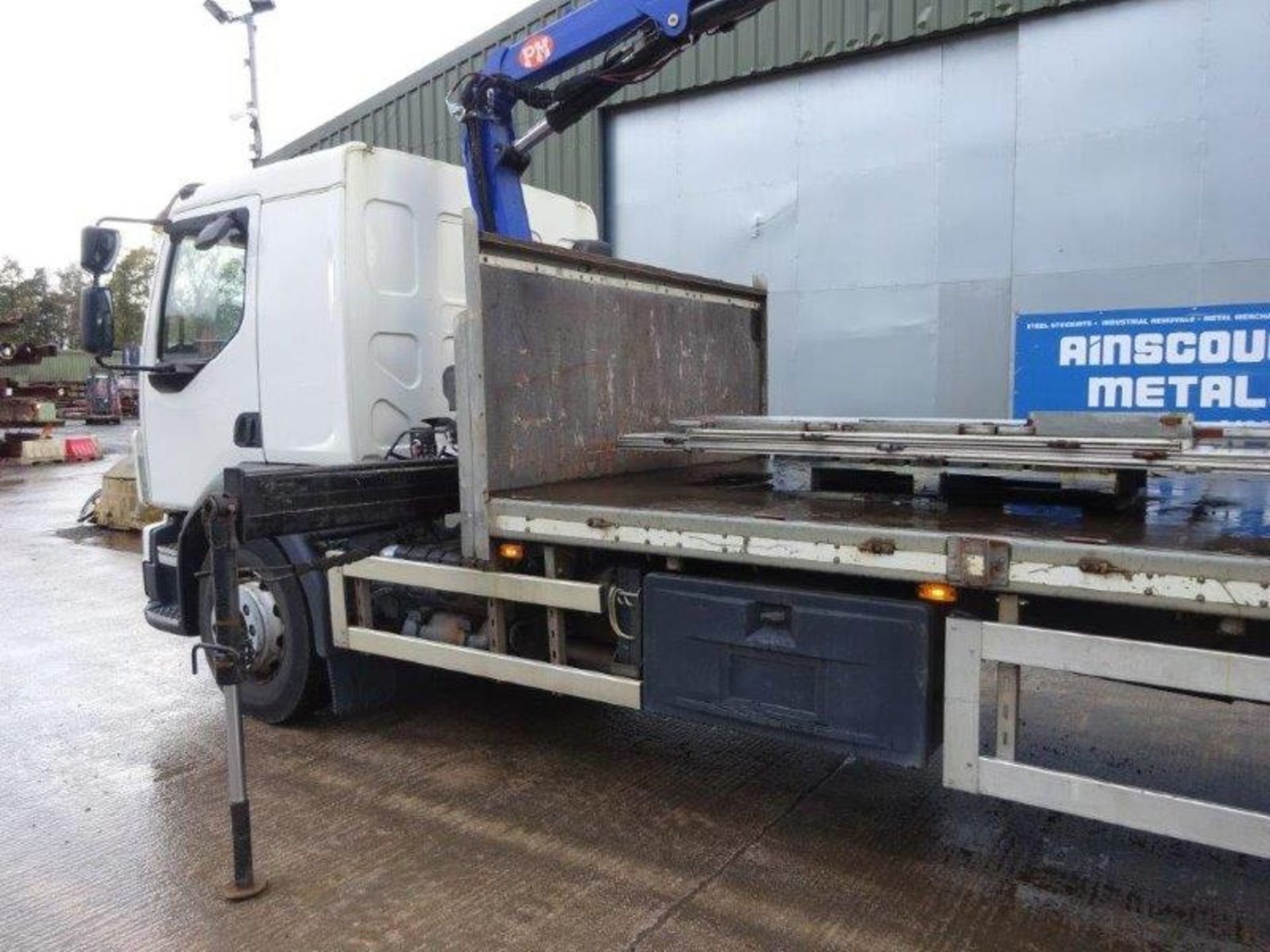 Volvo FL240 Auto, Dropside Flat 23.5ft with a 2017 PM 6022 Crane mounted - Image 27 of 50