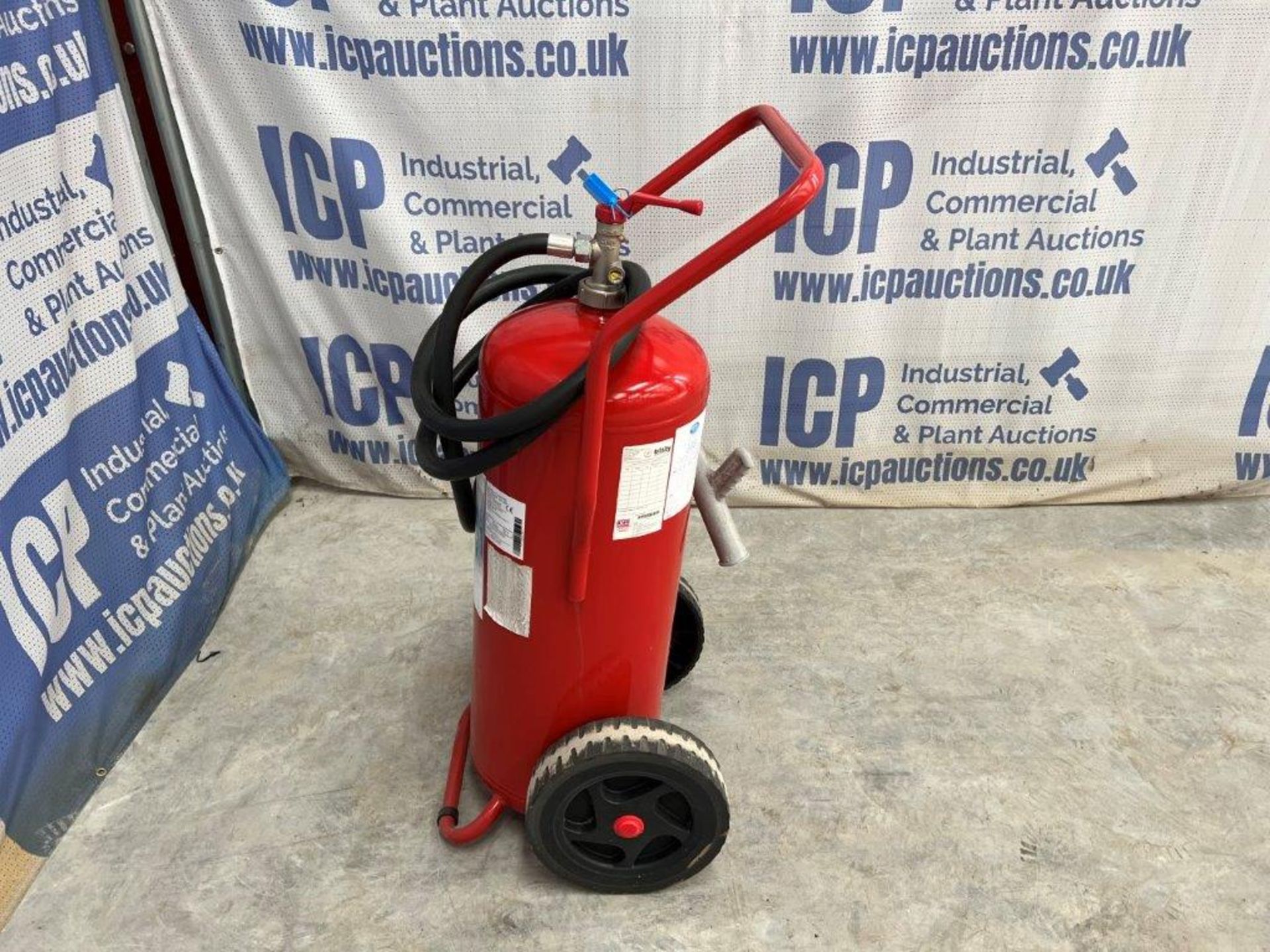 EVACUATOR 50kg ABC Dry Powder Trolley Unit - Tested 28-02-2023 - Image 6 of 9