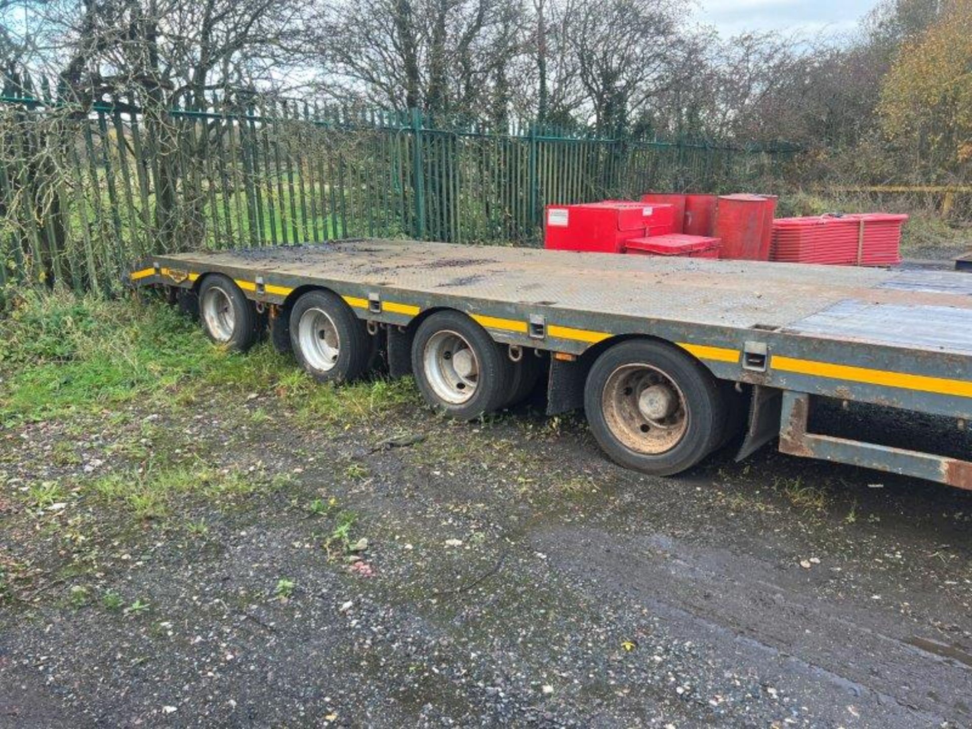 BROSHUIS 4 Axle AOU-16-24 Extendable Step Frame Lowloader Trailer, 2009 - Image 6 of 16