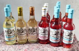 14 x Bottles of 500ml Cordial - No Added Sugar - Various Flavours Including Cranberry, Rhubarb,