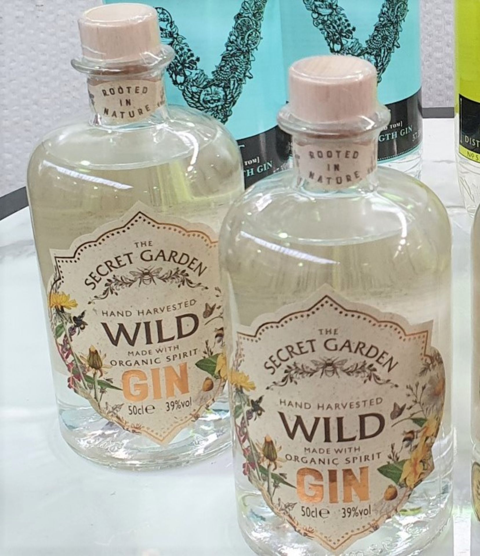 2 x Bottles of The Secret Garden Hand Harvested Wild Gin - 50cl 39% - New and Sealed - RRP £72 - - Image 2 of 2
