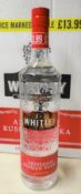 1 x Bottle of J.J Whitley Artisanal 70cl Vodka - Multi Award Winning Vodka - 38% Volume - New Sealed