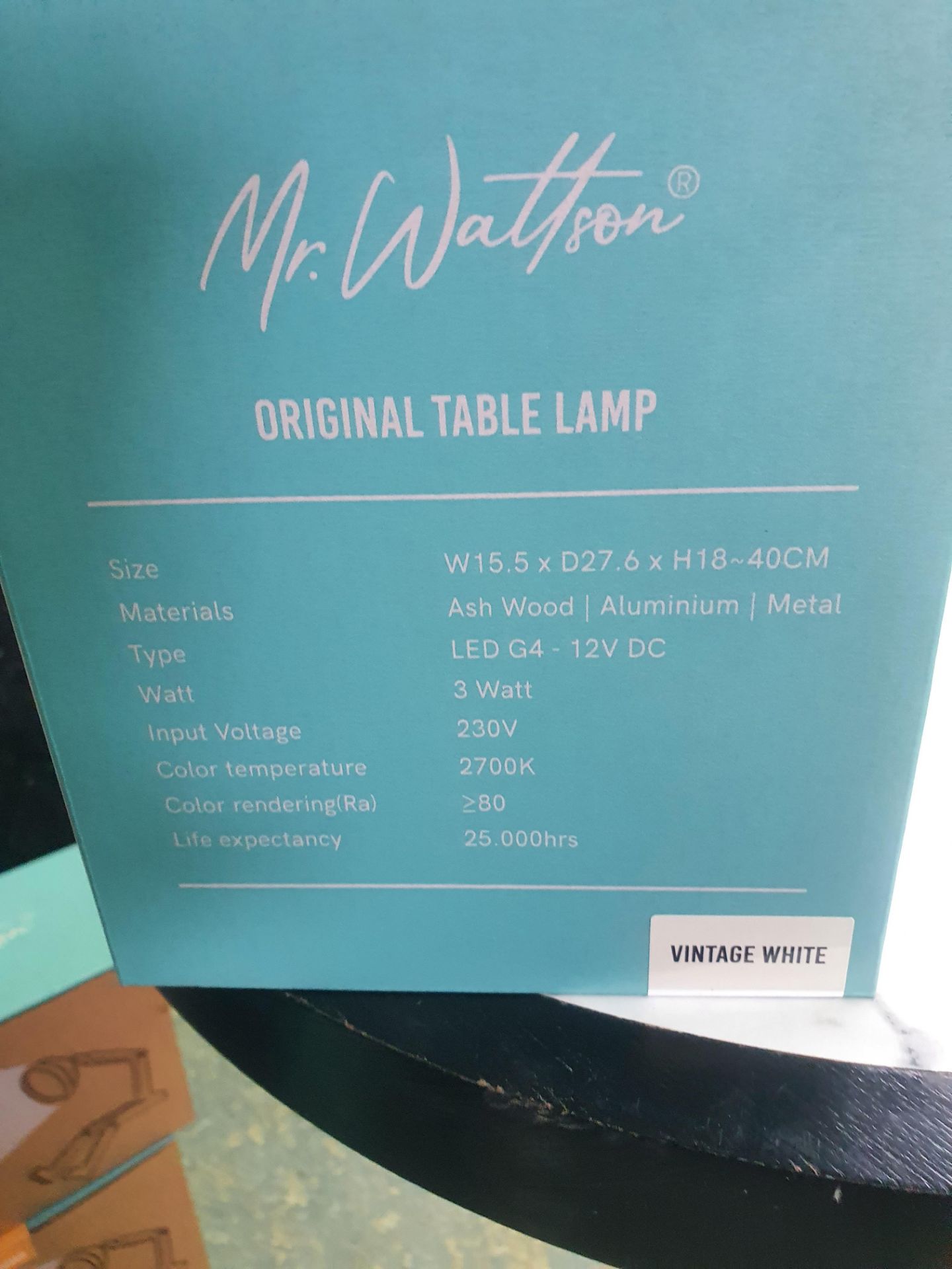 1 x Mr Wattson Original Table Lamp - New/Boxed Stock - Ref: TCH105 - CL840 - Location: Altrincham WA - Image 6 of 6