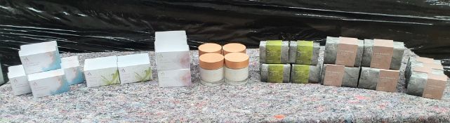 43 x Arran Home Soap & Shea Butter Products - Includes Soap Bars and Shea Butter Cream - New Boxed