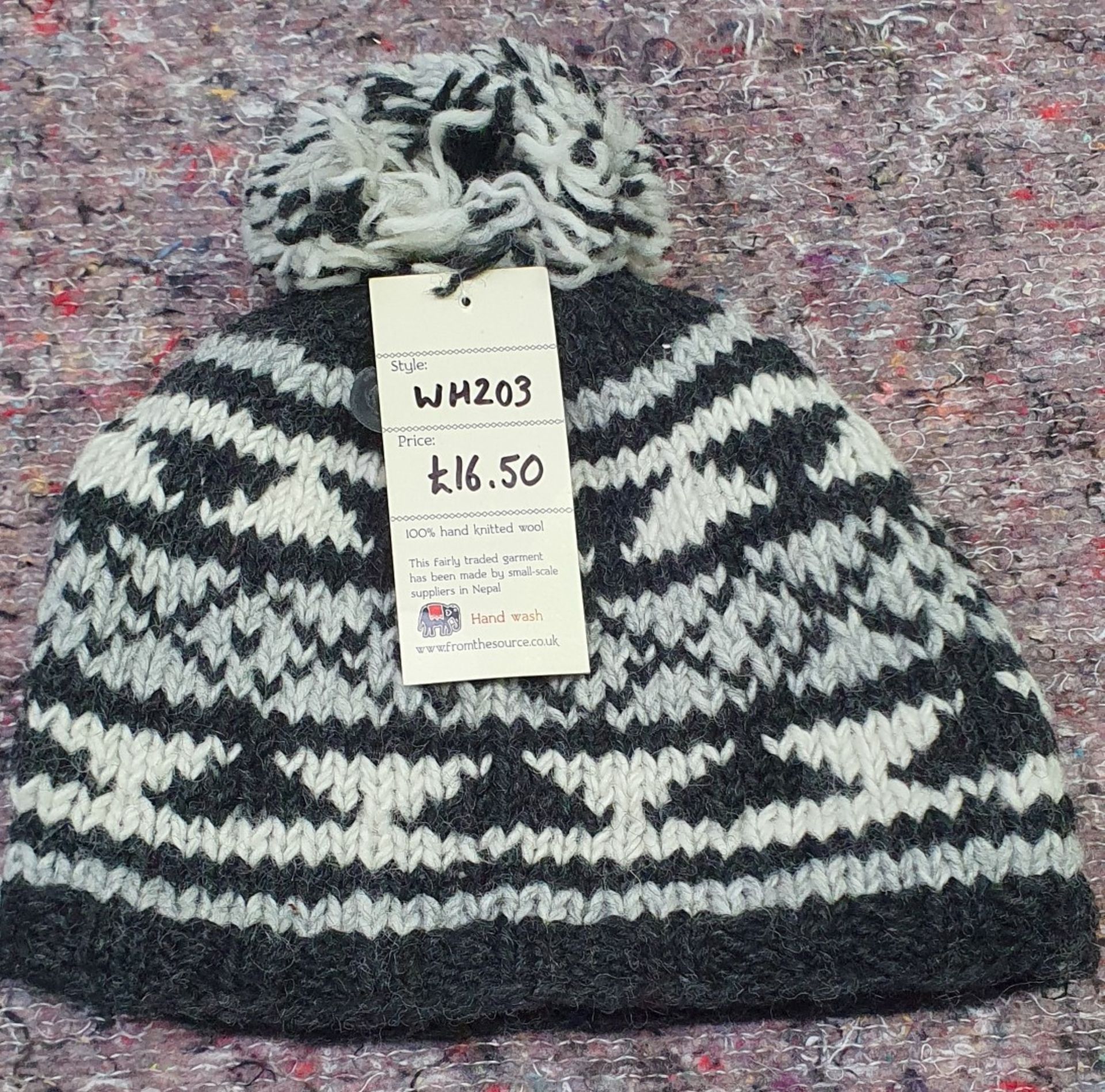 13 x Assorted Bobble Hats and Woolly Gloves by From The Source - New Stock - Ref: TCH236 - CL840 - - Image 9 of 24