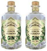 2 x Bottles of The Secret Garden Hand Harvested Lemon Verbena Gin - 50cl 39% - New and Sealed -