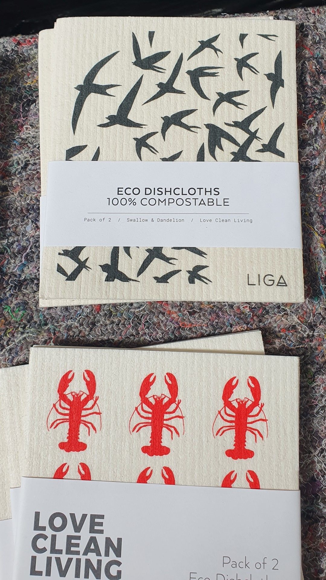 45 x Assorted Nautical Marinelife Eco Dishcloths and Organic Cotton Tea Towels - New Stock - - Image 8 of 9