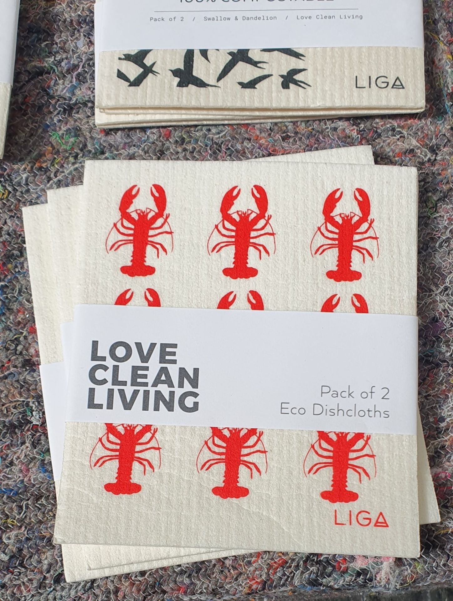 45 x Assorted Nautical Marinelife Eco Dishcloths and Organic Cotton Tea Towels - New Stock - - Image 7 of 9