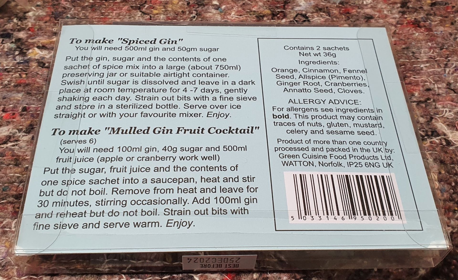 33 x Packs of Green Cuisine Pouchettes - Multipack Flavours Include Mulled Cider, Mulled Wine, - Image 4 of 10
