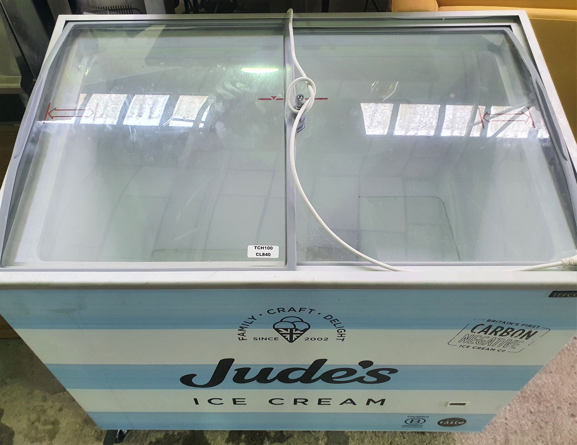 1 x TEFCOLD Ice Cream Freezer - Model: ICP300SCEB - Ref: TCH100 - CL840 - Location: Altrincham WA14 - Image 7 of 7
