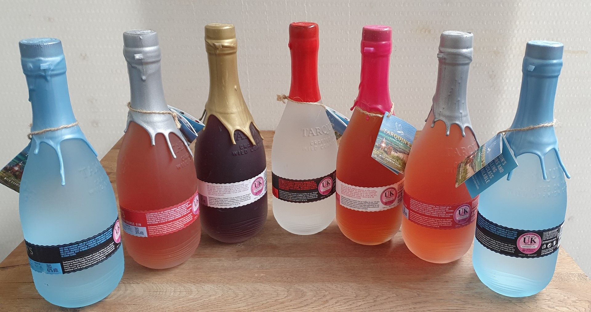 7 x Assorted Bottles of Tarquins Cornish Gin - Flavours Include Dry Gin, Sunshine Blood Orange, - Image 2 of 5