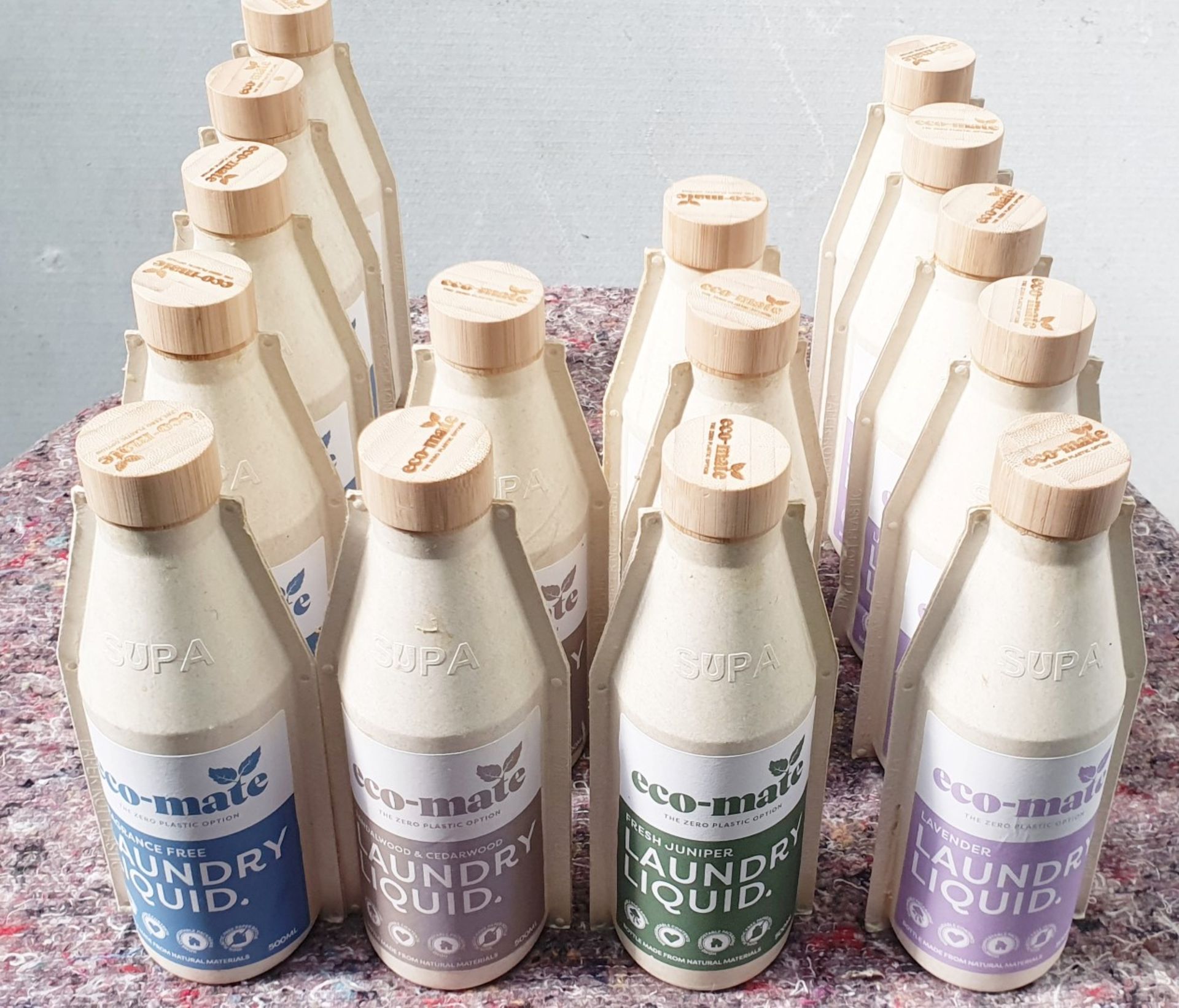 15 x Eco Mate Zero Plastic 500ml Laundry Liquids - Various Scents Included - New Stock - RRP £75 - - Image 10 of 11