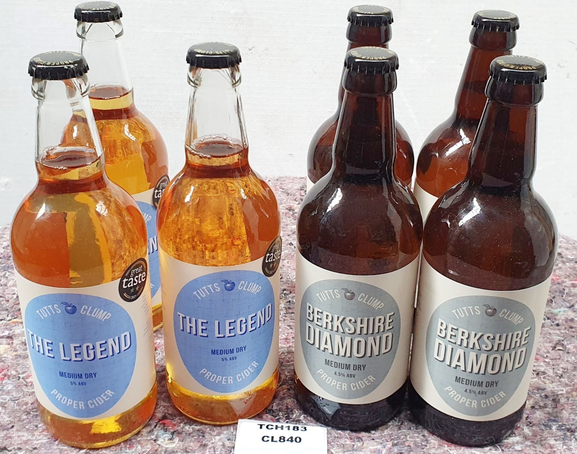 7 x Bottles of Tutts Clump Medium Dry Cider - Includes The Legend 5% and Berkshire Diamond 4.5% - Image 4 of 4