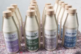 16 x Eco Mate Zero Plastic 500ml Laundry Fabric Conditioners - Various Scents Included - New Boxed