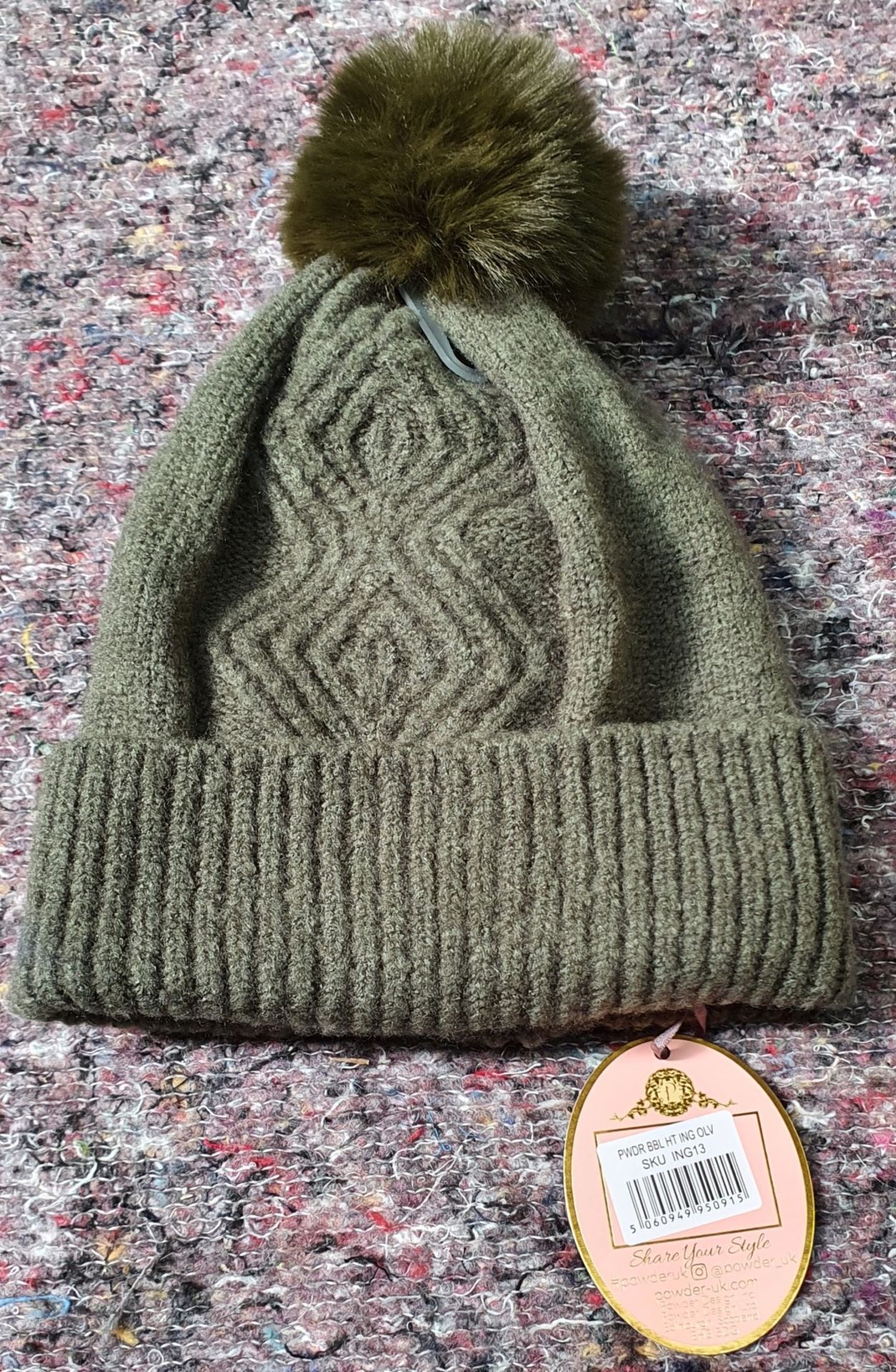 7 x Powder Adults Woolly Bobble Hats - New Stock - RRP Between £25-30 Each- Ref: TCH241 - CL840 - - Image 5 of 10
