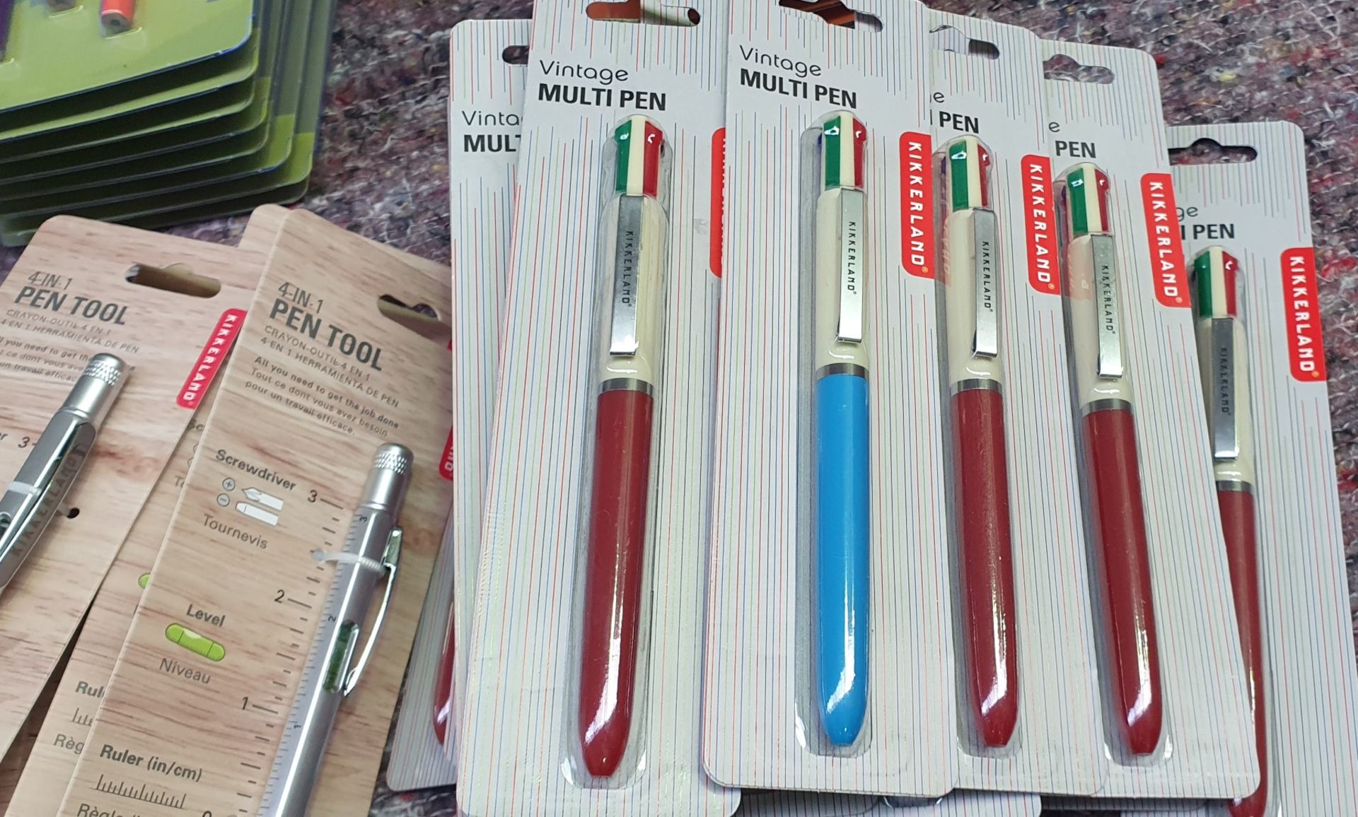 96 x Assorted Kikkerland Stationary Items Including 4 in 1 Pens, Feather Pens, Woodland Pencil Sets, - Image 3 of 9