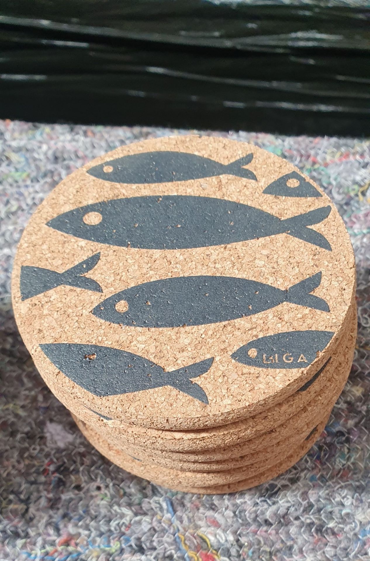 346 x Assorted Cork Placemats, Cork Coasters, Cork Fish, Cork Candle Holders and More - Includes - Image 21 of 33