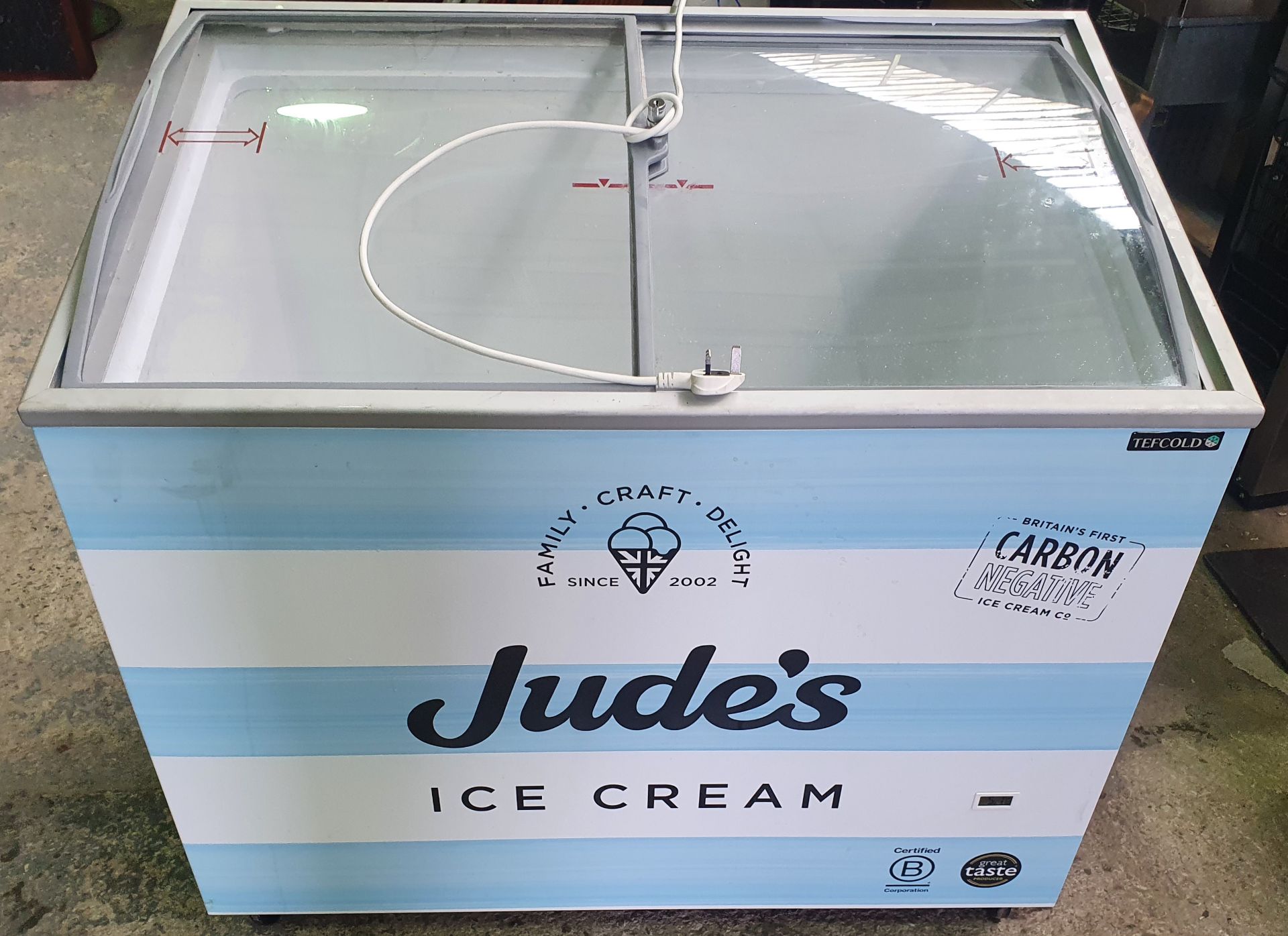 1 x TEFCOLD Ice Cream Freezer - Model: ICP300SCEB - Ref: TCH100 - CL840 - Location: Altrincham WA14 - Image 6 of 7