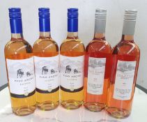 5 x Bottles of 75cl 12.5% Chilean Wine - Includes 2020 Los Picos Chardonnay and 2019 Paso Ancho Rose