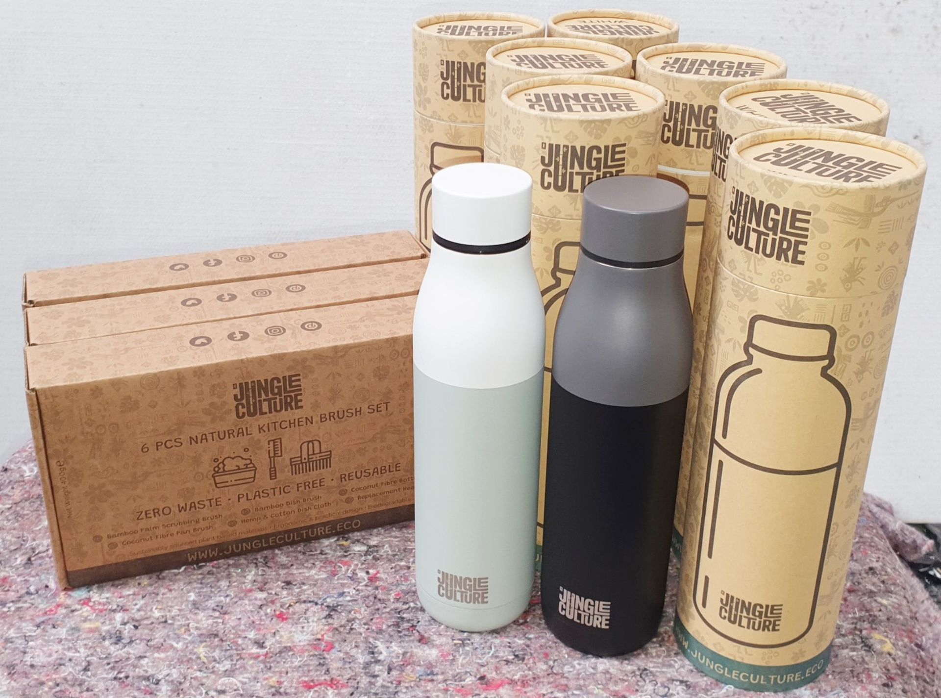 13 x Assorted Collection of Jungle Culture Eco-Friendly Items Including 7 x Reusable Water Bottles