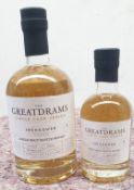 2 x Bottles of Greatdrams Single Cask Series Inchgower Single Malt Scotch Whisky - Includes 20cl and