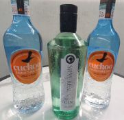 3 x Assorted Bottles of Premium Gin - Includes 2 x Cuckoo 70cl Signature 43% Gin and 1 x Gorilla