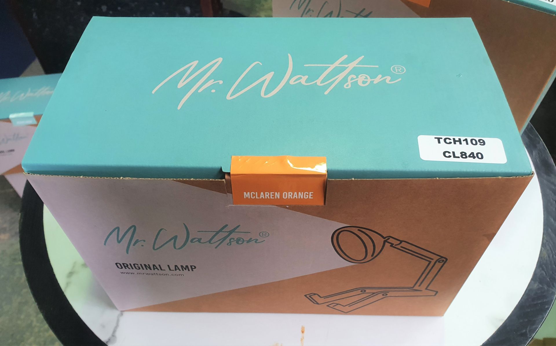 1 x Mr Wattson Original Table Lamp in McLaren Orange - New/Boxed Stock - Ref: TCH109 - CL840 - Locat - Image 6 of 6