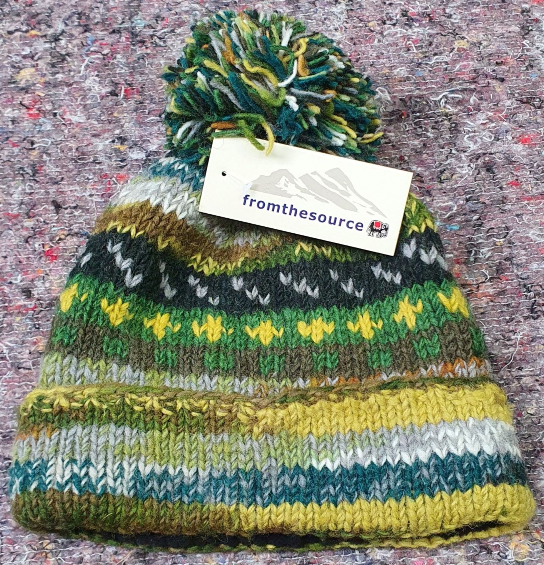3 x Woolly Bobble Hats by From The Source - New Stock - RRP £49 - Ref: TCH237 - CL840 - Location: - Image 7 of 8