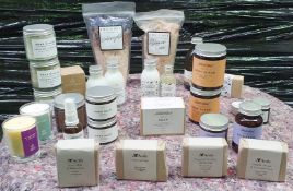 30 x Assorted Bathroom Beauty Products Including Acala Goats Milk & Honey Soap, Nathalie Bond Body