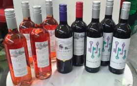 9 x Bottles of Assorted 75cl Wines - Includes Los Picos Cabernet Sauvignon Lose Picos Rose, Paso