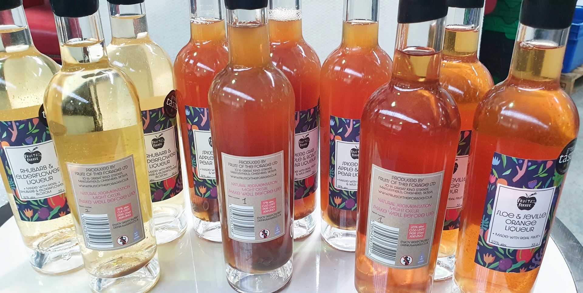 10 x Bottles of Fruits of the Forage 35cl Liqueur - Includes Assorted Flavours - 16% and 18% Volumes - Image 2 of 2