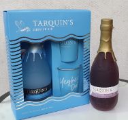 2 x Bottles of Tarquins Cornish Gin - Includes 1 x Gift Set With 70cl Bottle and Cups and 1 x Bottle