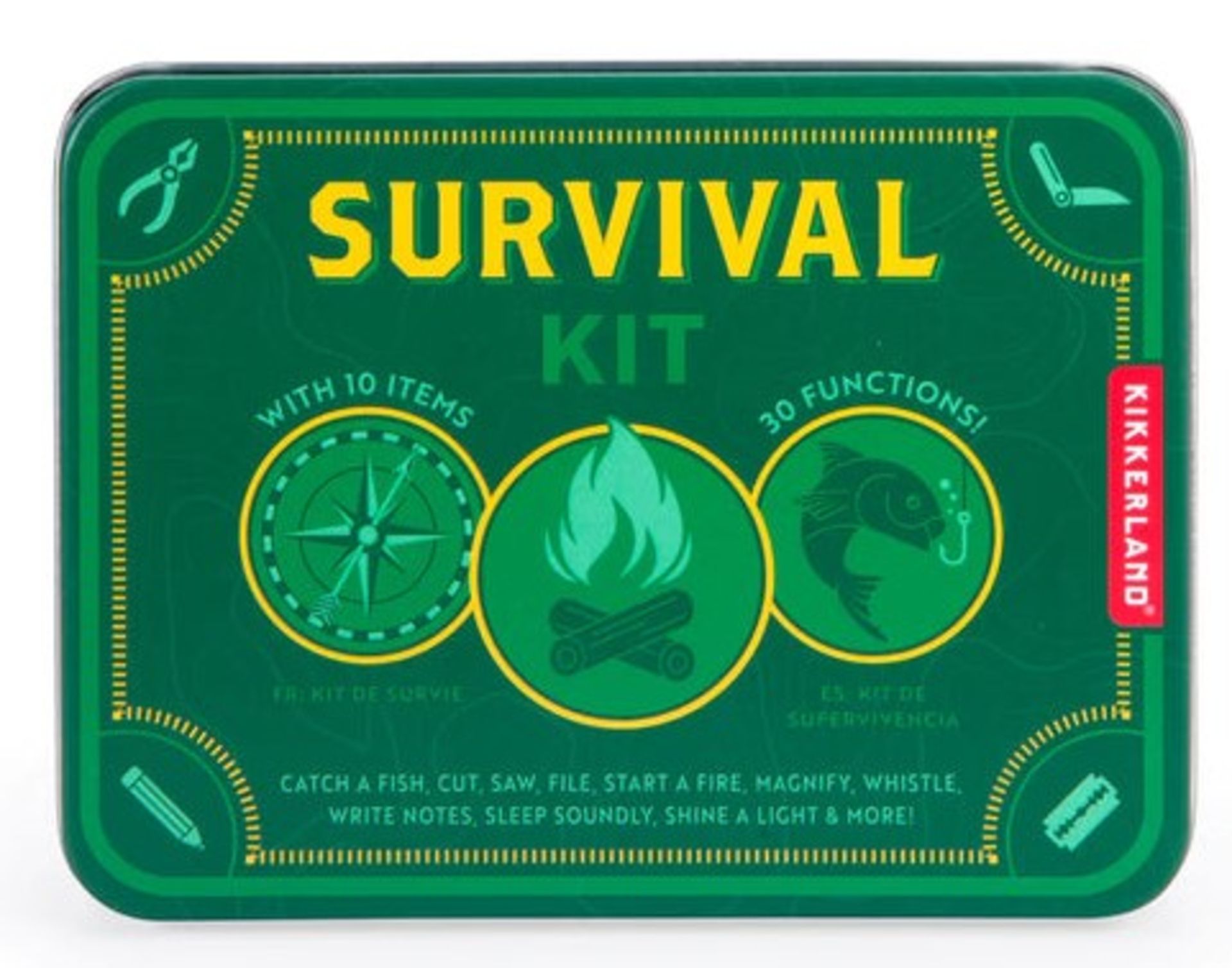 2 x Kikkerland Survival Kits - Each Kit 10 Items With 30 Survival Functions - New Stock - RRP £70 - Image 4 of 5