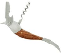 7 x Kikkerland Bird Themed Corkscrews - Stainless Steel With Wooden HandleNew Stock - RRP £140 -