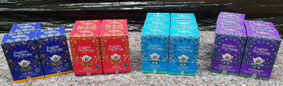 18 x English Tea Shop Products Including English Breakfast, Earl Grey, Darjeeling Black Tea and