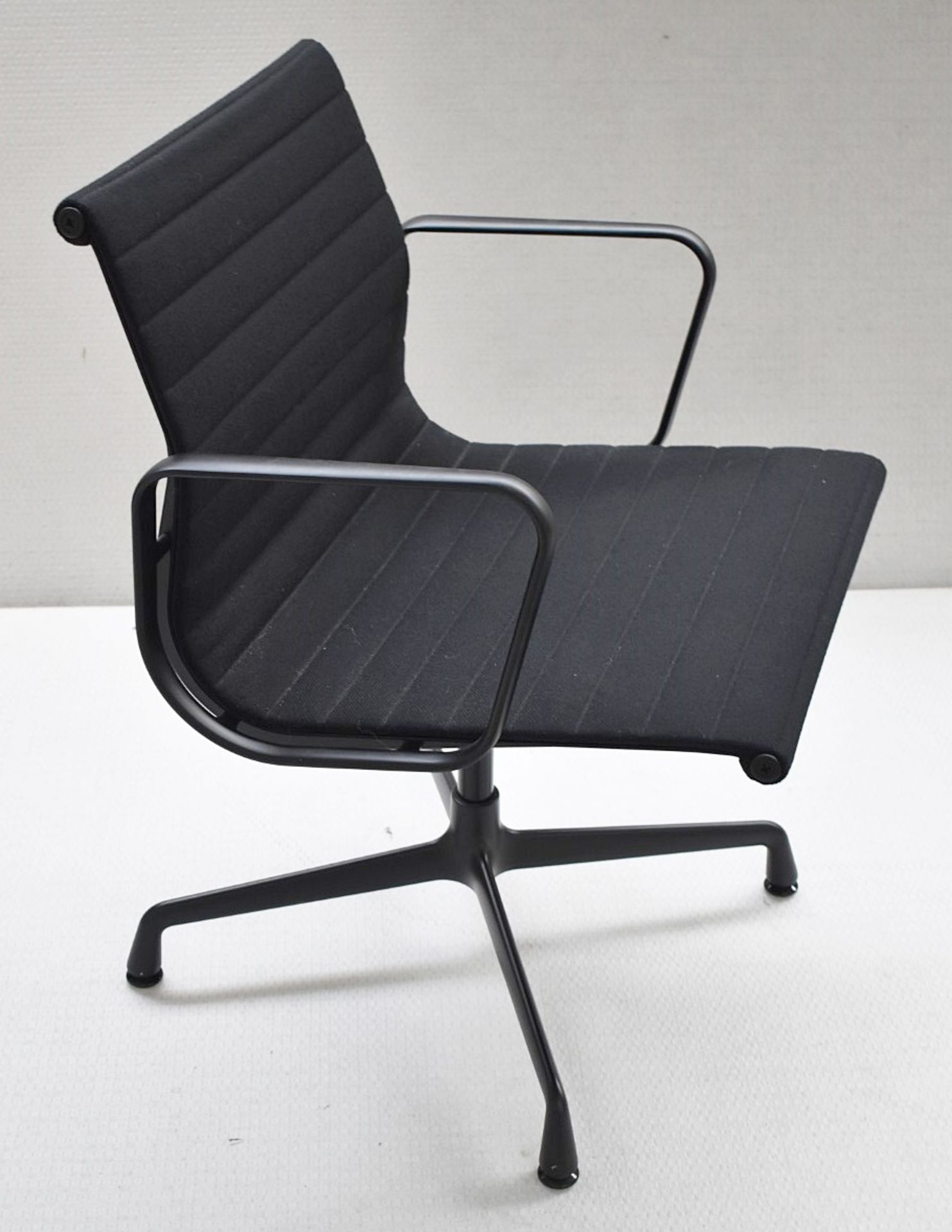 1 x VITRA 'Eames 108' Designer Swivel Armchair In Black - Original RRP £2,290 - Image 2 of 4