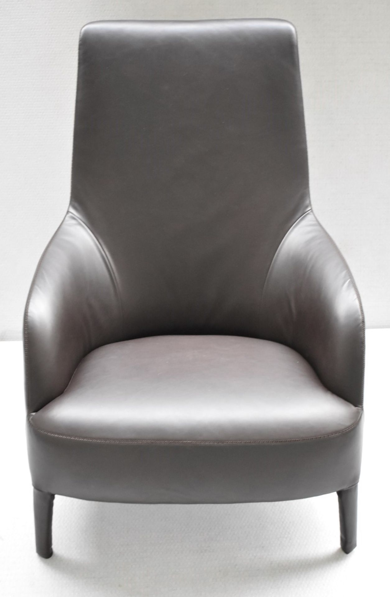 1 x B&B ITALIA / MAXALTO 'Febo Bergère' Leather Armchair - RRP £5,800 - Image 2 of 7