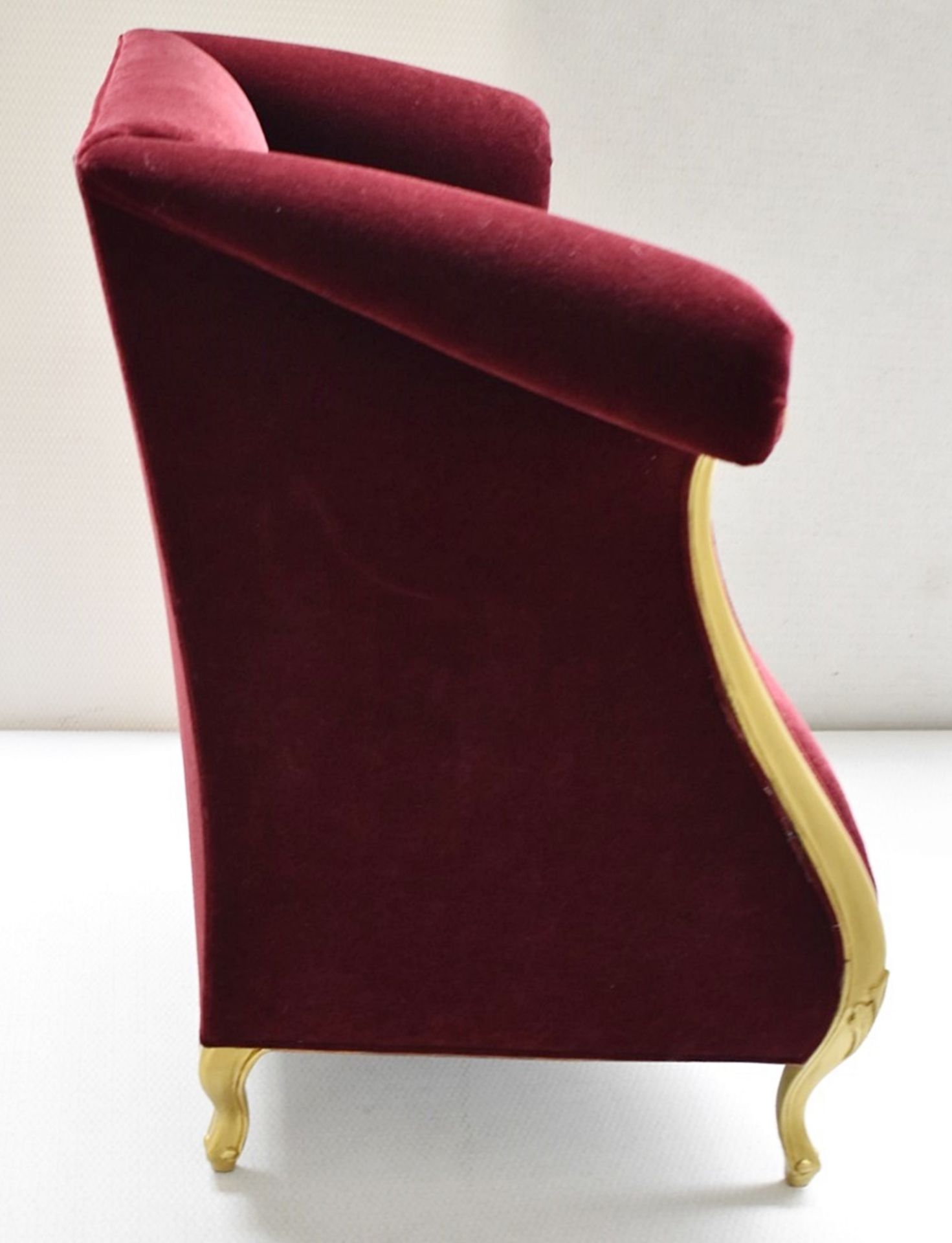 1 x CHRISTOPHER GUY Bespoke Opulent Velvet Upholstered Armchair - Taken From An Iconic Restaurant - Image 3 of 12