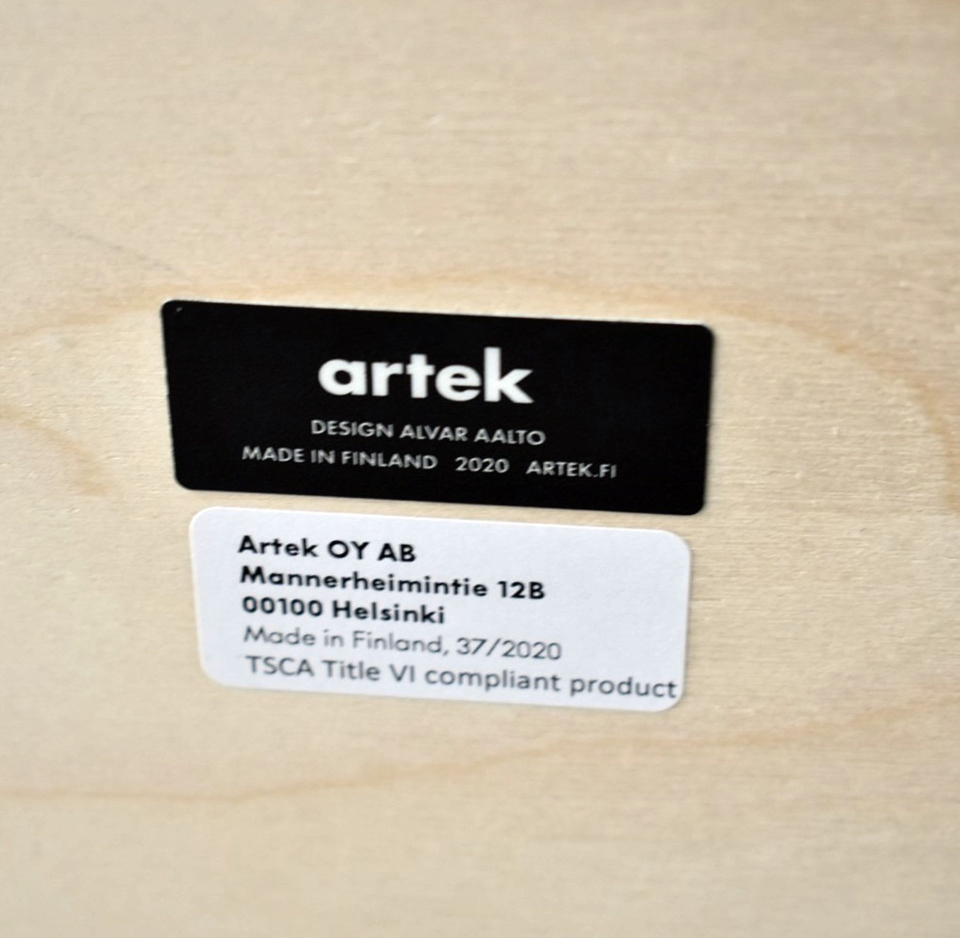 1 x VITRA / ARTEK 'Aalto 82A' Designer Table, In Birch - Original RRP £979.00 - Image 4 of 4