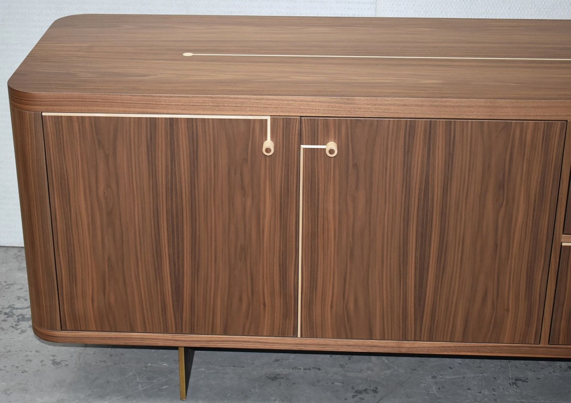 1 x PORADA 'Rondo 1' Solid Canaletto Walnut Designer Sideboard *Stunning Piece* Original RRP £7,176 - Image 5 of 12