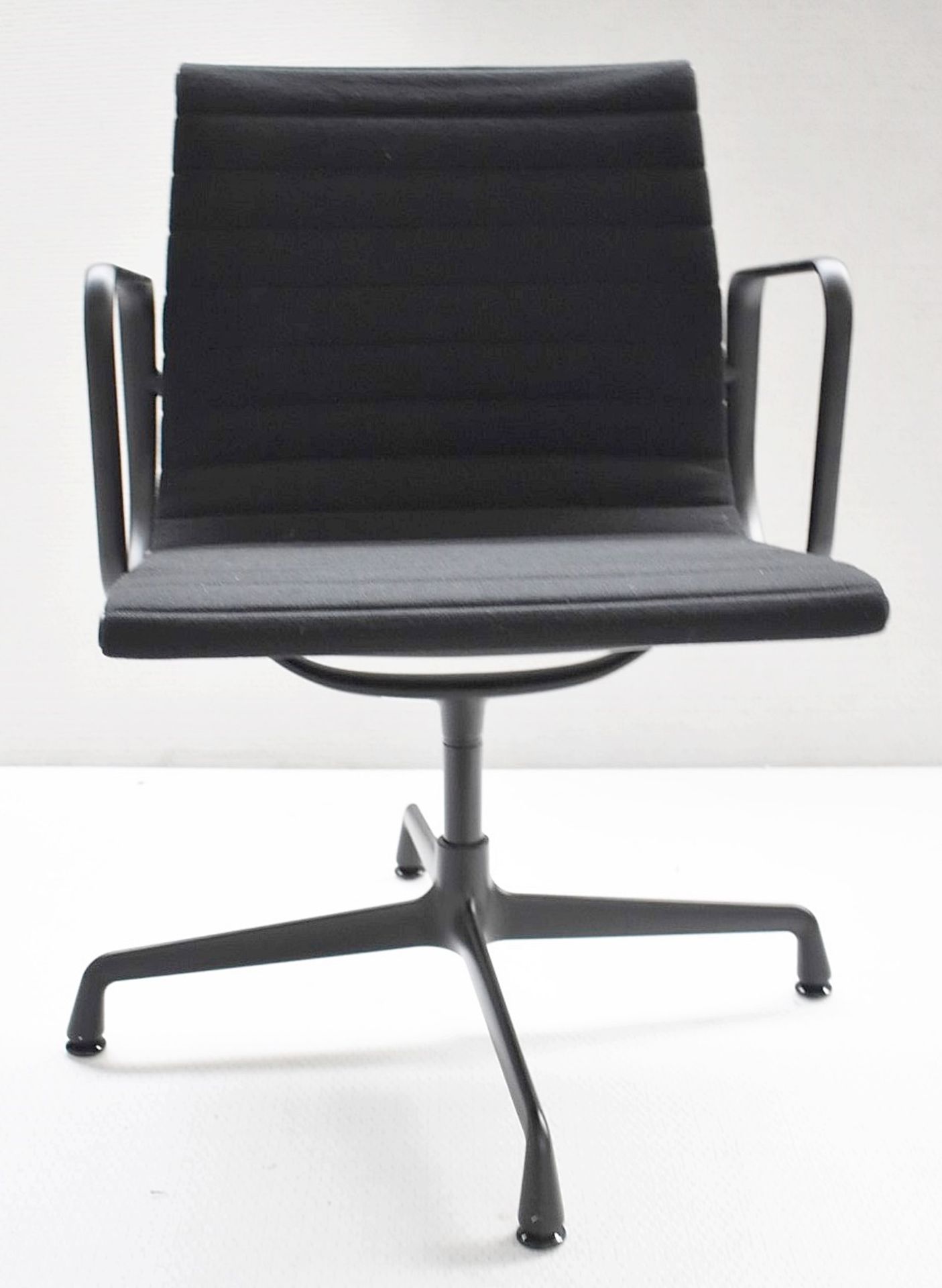 1 x VITRA 'Eames 108' Designer Swivel Armchair In Black - Original RRP £2,290 - Image 3 of 4