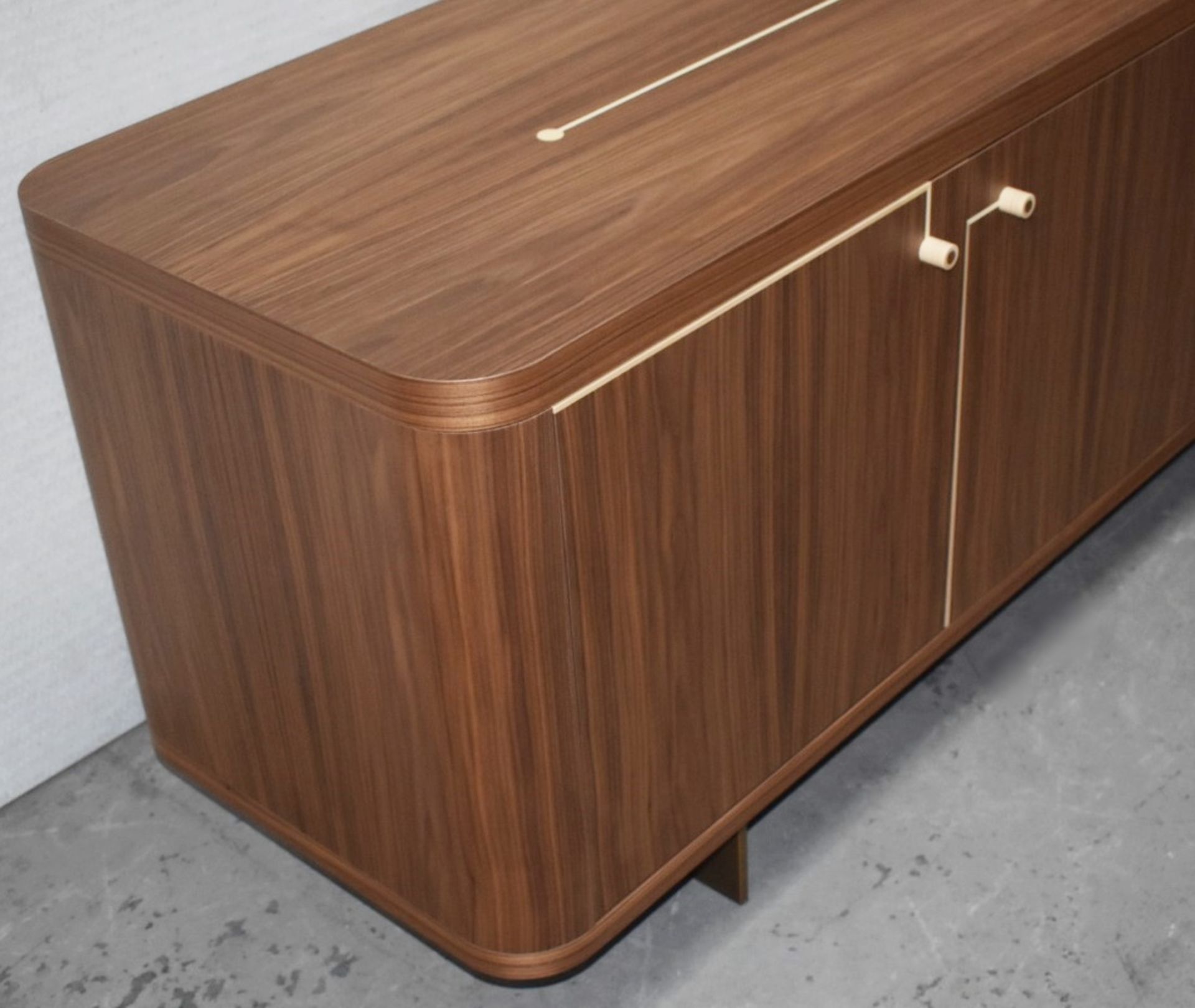 1 x PORADA 'Rondo 1' Solid Canaletto Walnut Designer Sideboard *Stunning Piece* Original RRP £7,176 - Image 10 of 12