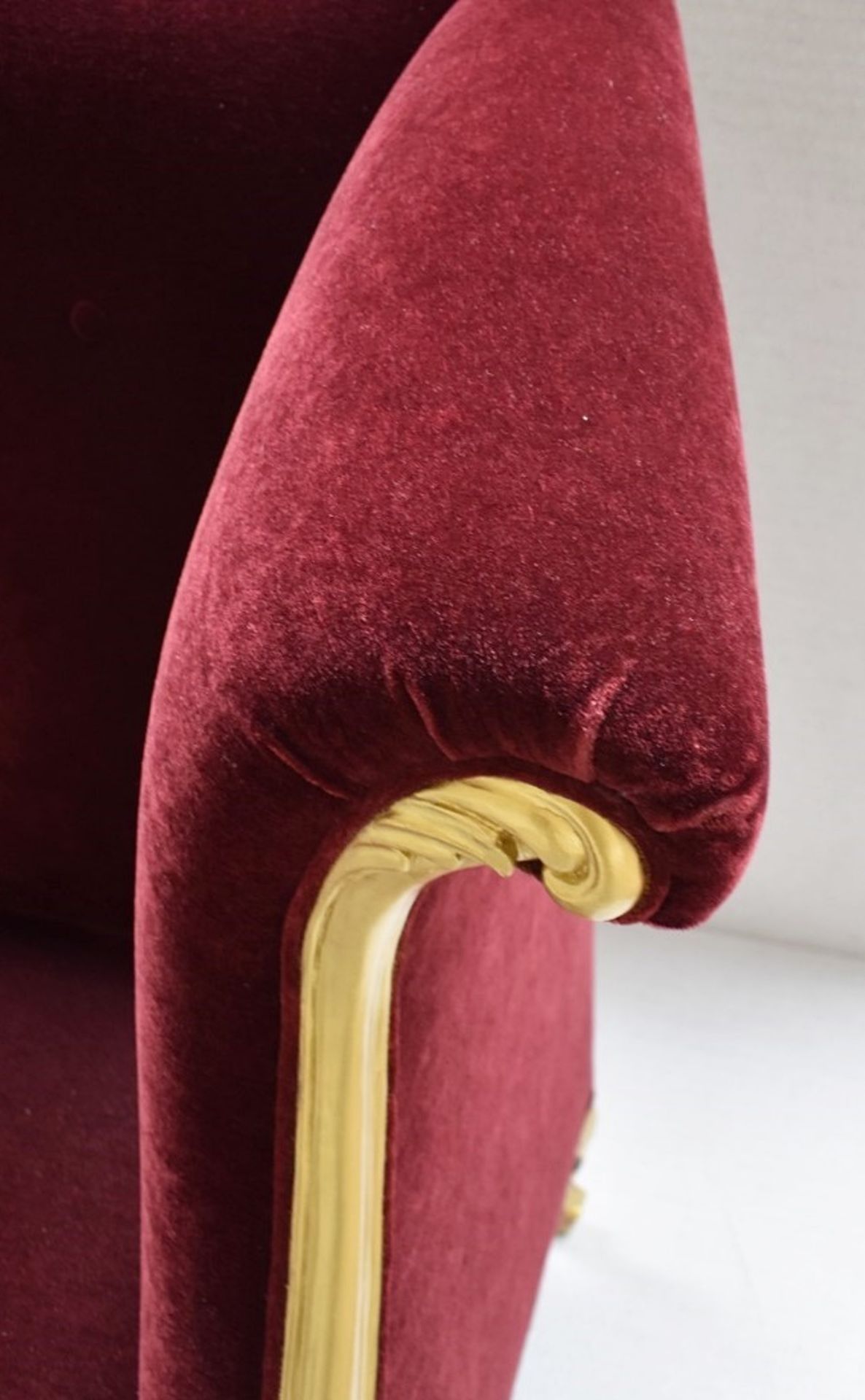 1 x CHRISTOPHER GUY Bespoke Opulent Velvet Upholstered Armchair - Taken From An Iconic Restaurant - Image 7 of 12