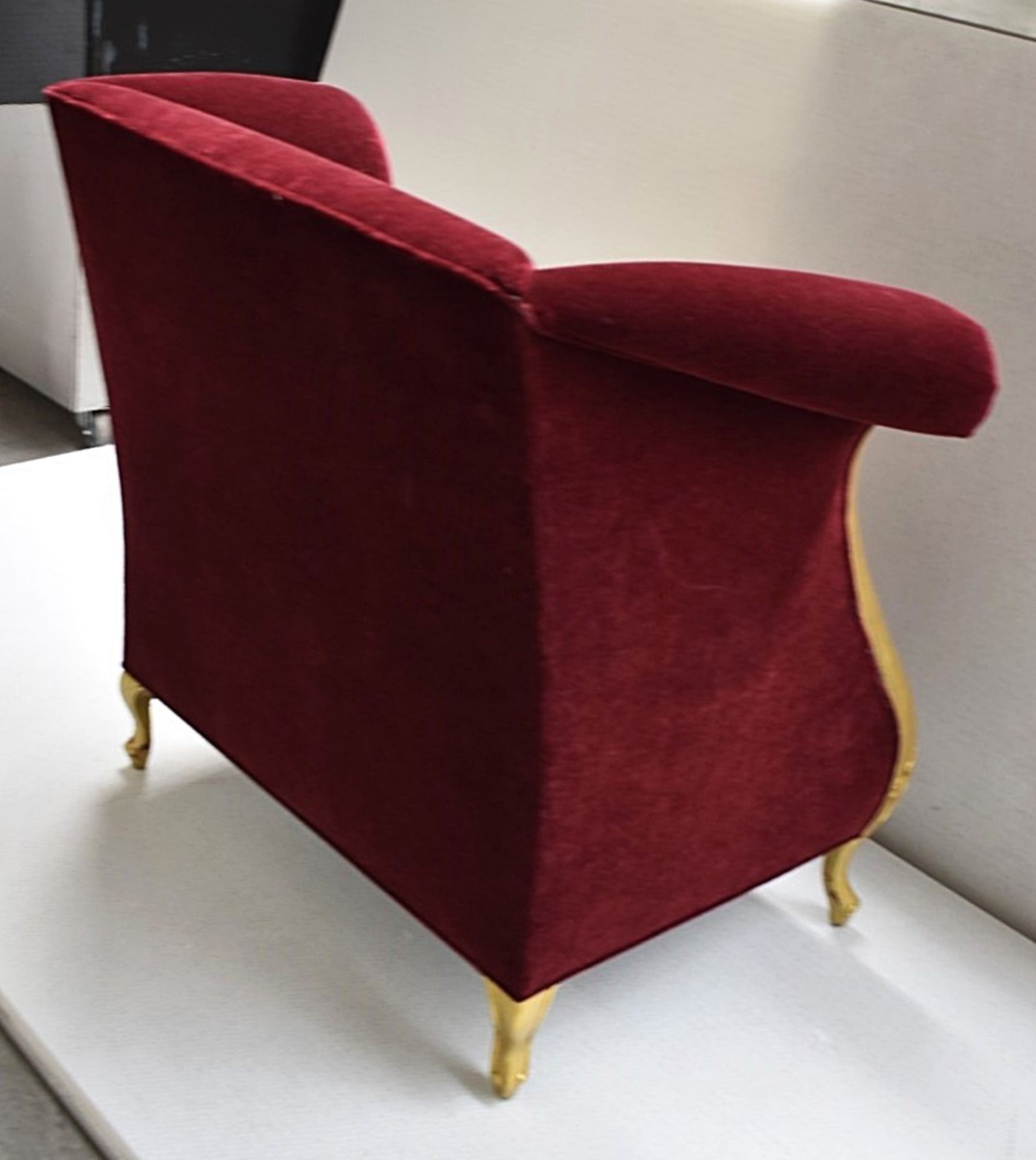 1 x CHRISTOPHER GUY Bespoke Opulent Velvet Upholstered Armchair - Taken From An Iconic Restaurant - Image 6 of 12