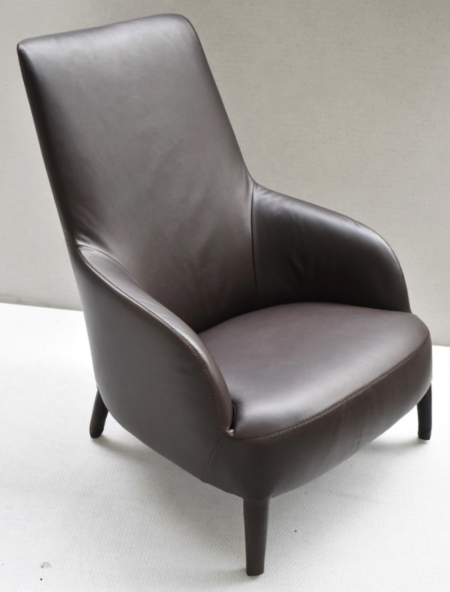 1 x B&B ITALIA / MAXALTO 'Febo Bergère' Leather Armchair - RRP £5,800 - Image 3 of 7