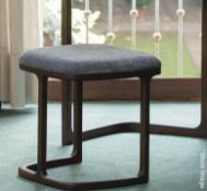 1 x PORADA 'Maskara' Designer Stool With Upholstered Seat - RRP £1,130