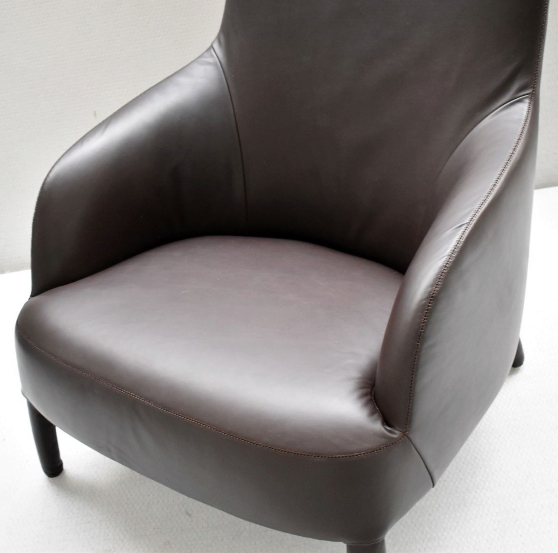 1 x B&B ITALIA / MAXALTO 'Febo Bergère' Leather Armchair - RRP £5,800 - Image 5 of 7