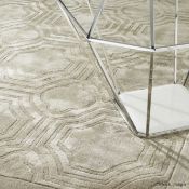 1 x EICHHOLTZ 'Harris' Luxury Carpet Rug In Platinum Grey - Original RRP £4,865 *Read Full